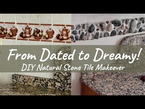 From Dated to Dreamy! DIY Tile Makeover with Andalusian Marble Rocks – Part 2