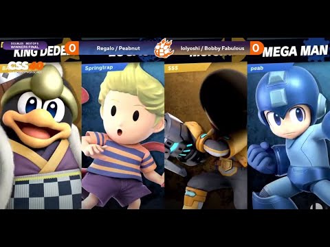 CSS 40 Doubles - GF - Bobby & lolyoshi (DDD/Gunner) vs. Peabnut & Regalo (Mega Man/Lucas) - SSBU