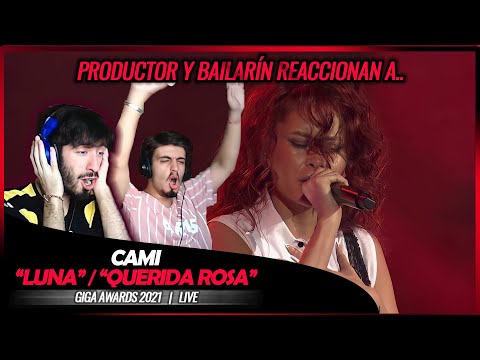 CAMI - Luna / Querida Rosa (GIGA AWARDS 2021) | 🌟 Reacción Productor Y Bailarín 🌟 | #NeckeYBisweik