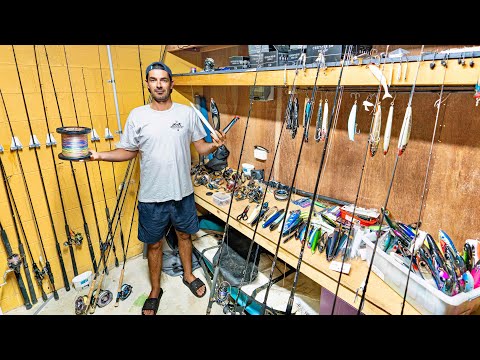 My Fishing Tackle Room. [Fishing Gear Explained]