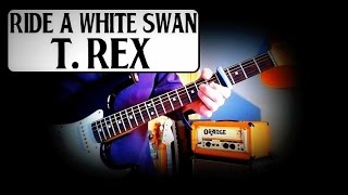 MARC BOLAN - T REX - RIDE A WHITE SWAN - GUITAR BREAKDOWN/LESSON/HOW TO PLAY - INC BLUES FINGER PICK