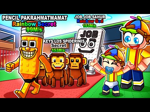 Giving Baby Johnny INFINITE LUCK To Get NEW SECRETS in Steal a Brainrot…