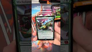 Sobre Presentacion Tortugas Ninja #mtg #tortugasninja #packopening