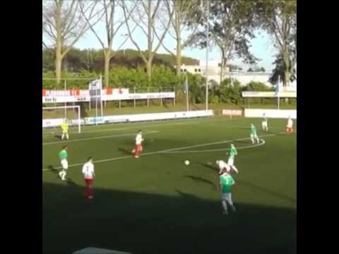 Mooie goal bij de wedstrijd BVV Barendrecht A1 tegen FC Dordrecht A1
