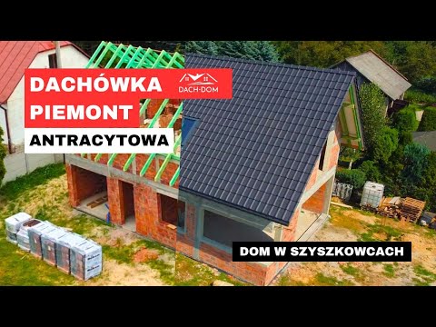 Dachówka ceramiczna PIEMONT ANTRACYT- projekt Dom w Szyszkowcach