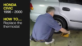 How to replace the theromstat on the Honda Civic (1996 - 2000)
