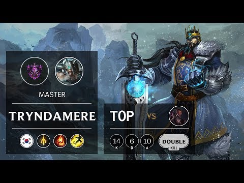 Tryndamere Top vs Lucian - KR Master Patch 10.1