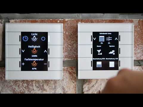 MDT KNX Glastaster vs Glas Bedienzentrale