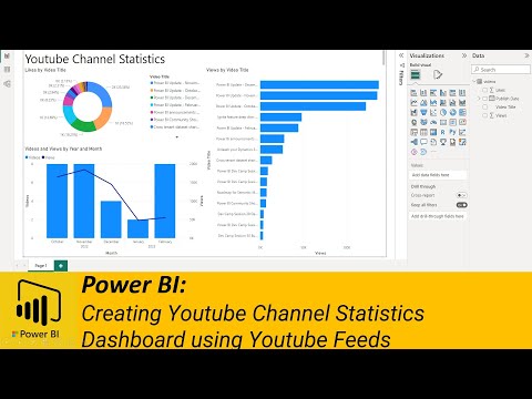 Power BI: Create a YouTube Channel Statistics Dashboard Using YouTube Feeds (No API Key Required)