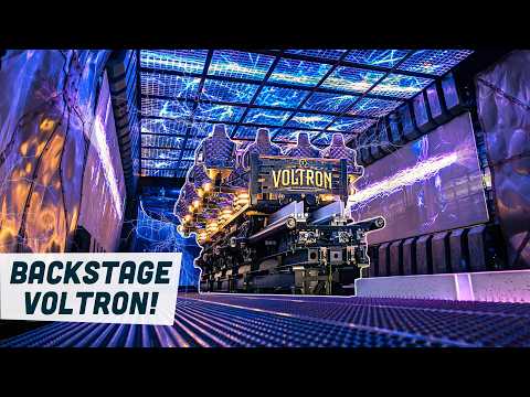 How Does the Most Spectacular Coaster of Europa Park Work?⚡| Backstage Voltron!