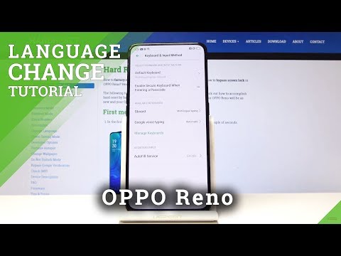 How to Change Keyboard Language in OPPO Reno - Set Up Keyboard