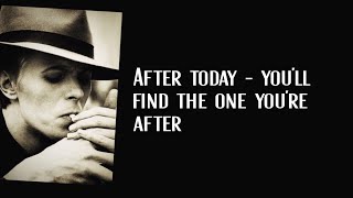 After Today (1975) David Bowie + lyrics
