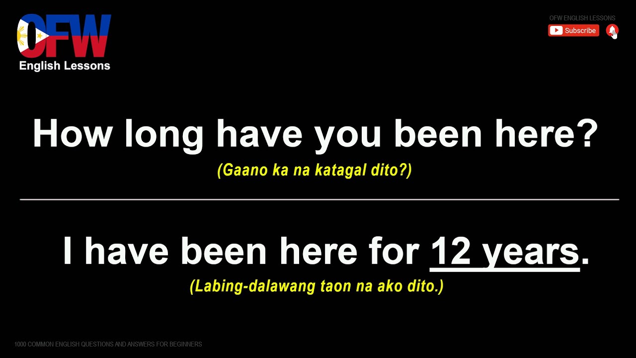 Putar video #2. English Tagalog Answers to Common Questions | Mag-aral ng English | English Lessons in Filipino sekarang #2. English Tagalog Answers to Common Questions | Mag-aral ng English | English Lessons in Filipino