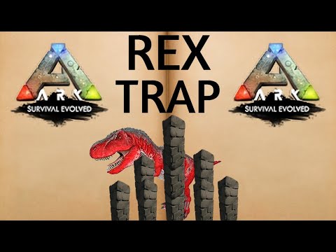 How To Build a Rex Taming Trap (2023) | ARK