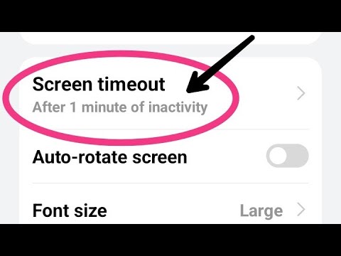 Screen Timeout change Motorola e13 | how to change screen timeout on motorola phone