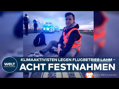 LETZTE GENERATION: Flughafen München - Wie Klimakleber den Pfingstreiseverkehr stören | WELT Thema