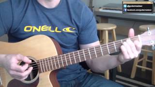 Coldplay - We Never Change - Guitar Tutorial