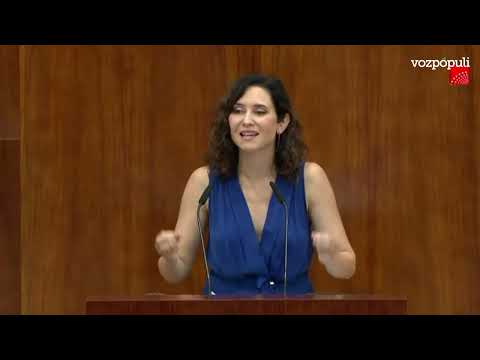 Brutal start to Ayuso's reply