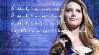 Suddenly - Ashley Tisdale Lyrics (HQ)