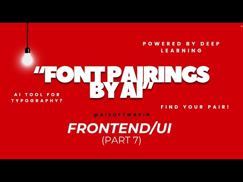 Stop Picking Ugly Fonts (Use This AI)-Part 7(Frontend/UI)