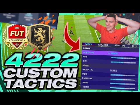 SUPER META 4222 **POST PATCH** Custom Tactics!! These are ESSENTIAL!!! FIFA 22 Ultimate Team