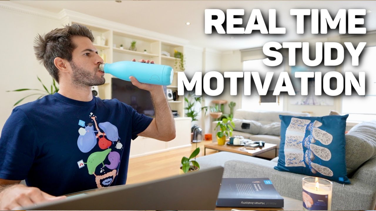 REAL TIME Study with me (no music): 4 Hour Productive Pomodoro Session | KharmaMedic