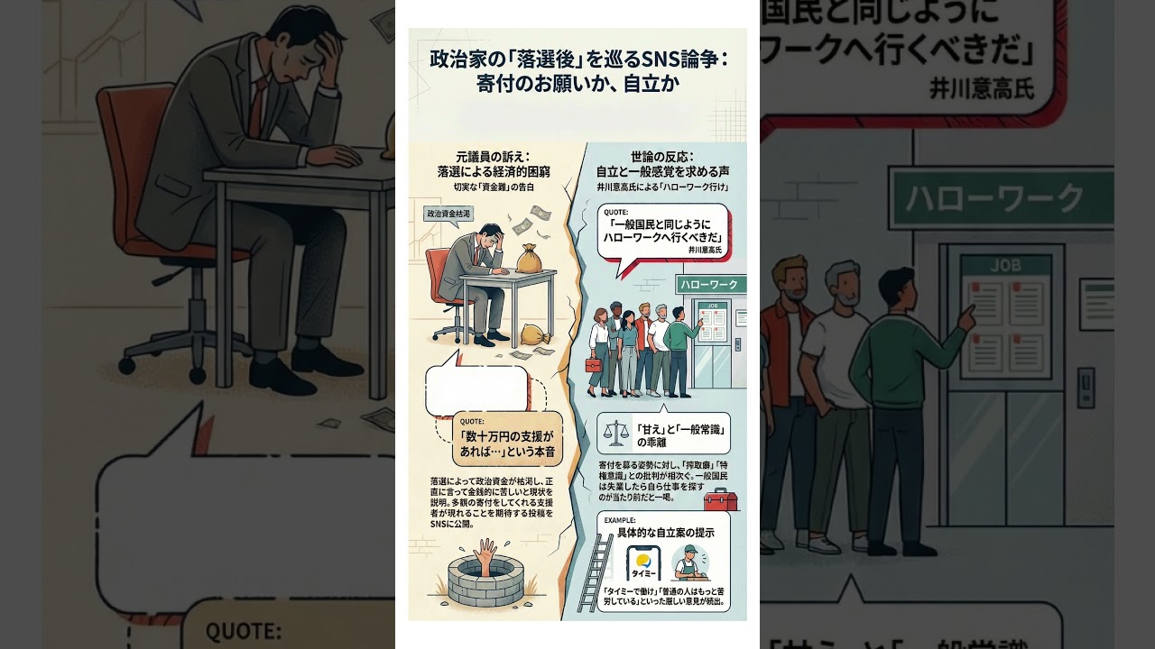 【正論】募金をせびる中革連の落選議員に、井川意高さん「ハローワーク 行けや」