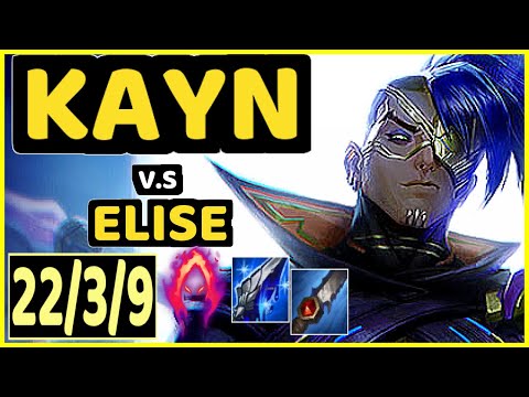 4LAN (KAYN) vs ELISE - 22/3/9 KDA JUNGLE GAMEPLAY - BR Ranked DIAMOND