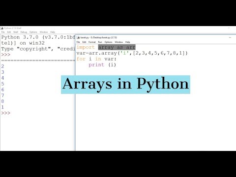 Python Tutorial Arrays In Python 19