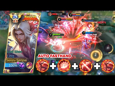 LING FASTHAND SUPER AGGRESSIVE & PERFECT ROTATION • LORD SHEN HARD TO SEE THE SWORD? Mobile Legends