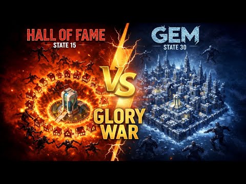 Last Z Glory War | Ring of Fire Zero Building Tactic | Hall of Fame vs GEM