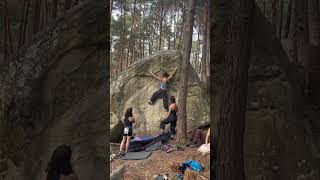 Video thumbnail de Chorizo (direct), 7a. Fontainebleau