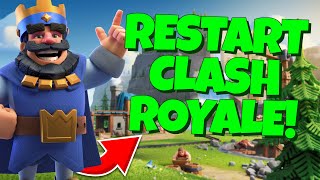 How to RESTART Your Clash Royale Account - Reset Clash Royale Tutorial