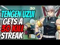 TENGEN UZUI GETS 30 KILL STREAK | Rogue Demon