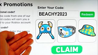 2023 *ALL 5 NEW* ROBLOX PROMO CODES All Free ROBUX Items in JULY + EVENT | All Free Items on Roblox