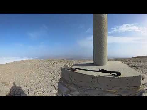 ⛰️La Maroma (2069m) @ Sierras de Tejera, Andalucia, Spain - Climbing the obelisk on the peak.