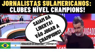 BRASILEIROS VÃO LÁ JOGAR A CHAMPIONS! #libertadores #brasil #react #argentina