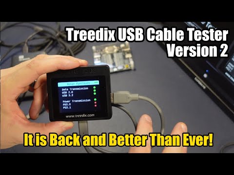 Treedix USB Cable Tester (v2) - Better In Every Single Way!