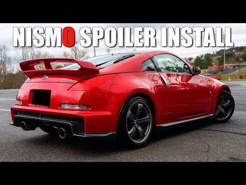 How To Install an OEM 350z Nismo V3 Spoiler