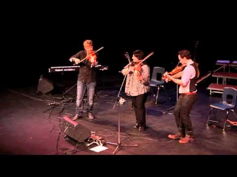 Mike Sanyshyn, Patti lamoureux, Karrnnel Sawitsky closing tunes