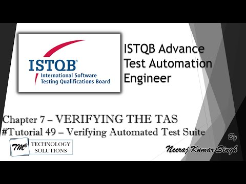 ISTQB Test Automation Engineer Introduction ISTQB Tutorials
