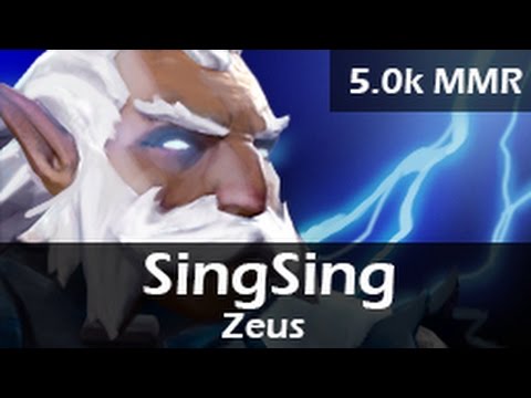 120: SingSing as Zeus Mid, ft. Akroma, LoLQoP, Snith, gnabhisf - 5.0k MMR Ranked Gameplay