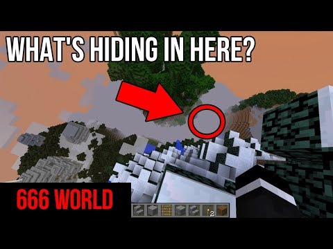 What's hiding on this 666 World in Minecraft? I dare you to find out... (Scary Minecraft Video)