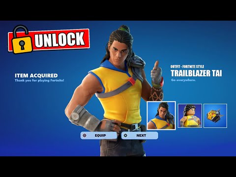 Fortnite Lego | How to Unlock and Complete Trailblazer Tai Quests (Free Skin) *UPDATED*
