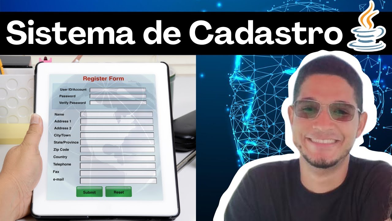 como fazer um sistema de cadastro no java com interface gráfica? curso de java. poo java.