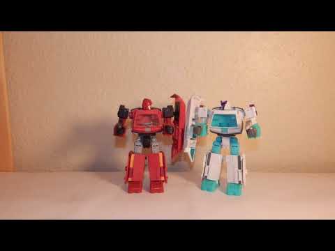 Transformers Ironhide VS Shattered Glass Ratchet Stop Motion