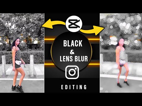 Lens Blur With Black Effect Video Editing In Capcut | Reels Trending Video Editing In Capcut
