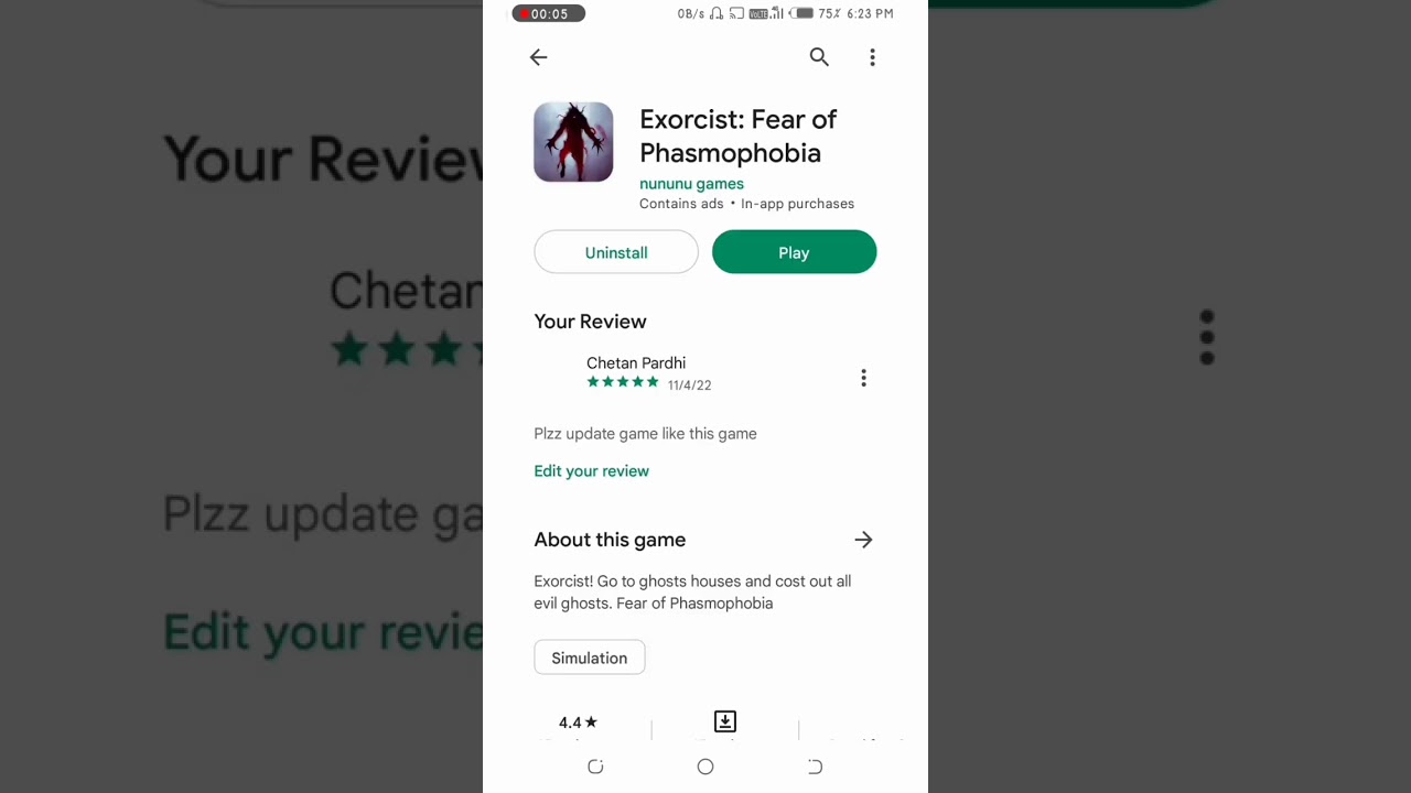 Android Phasmophobia Application