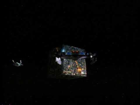 USS Melbourne briefly attacking the Borg Cube at Wolf 359