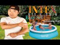 INTEX 6ft x 20in Easy Set Swimming Pool & DJI OSMO Action review.